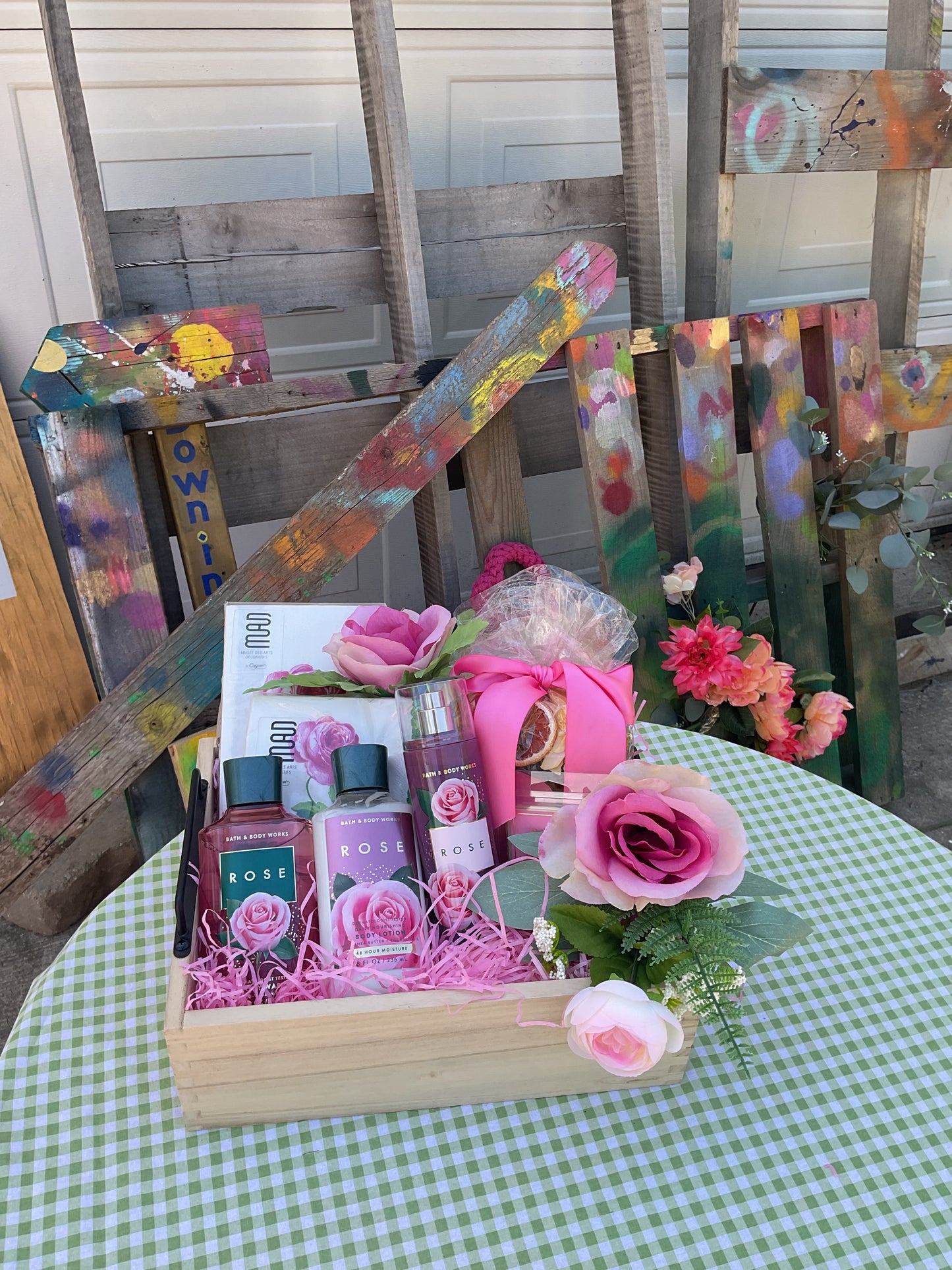 Rose Gift Basket