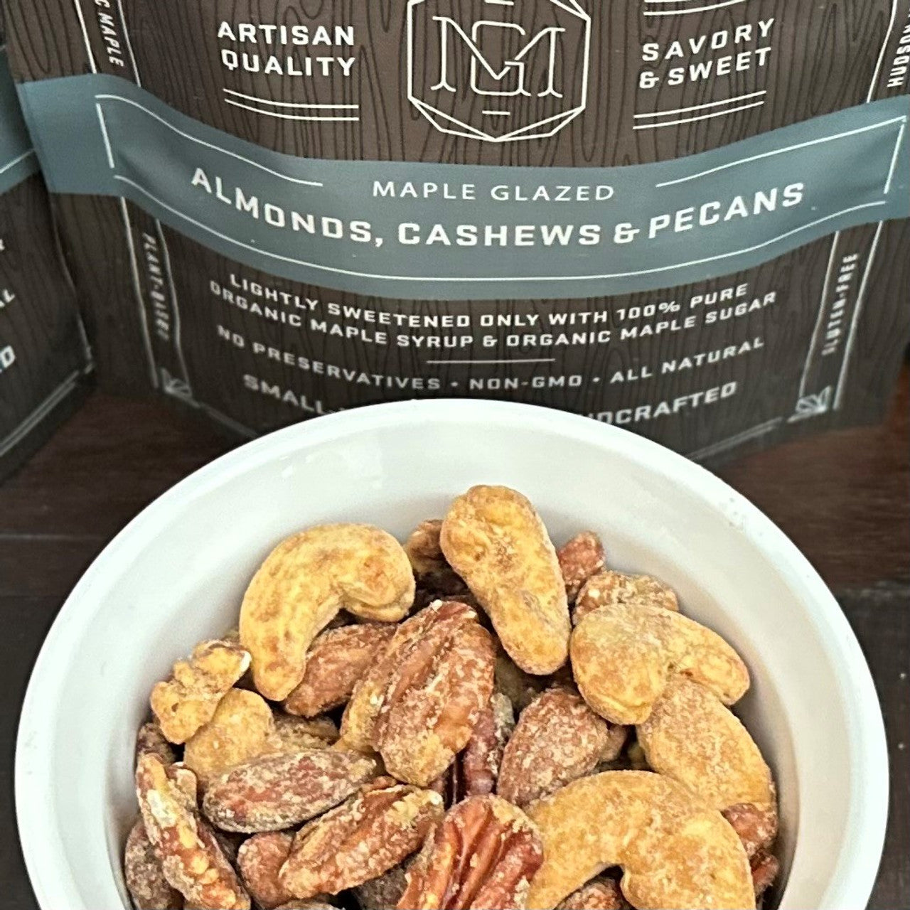 Crown Maple® Almonds, Cashews, Pecans
