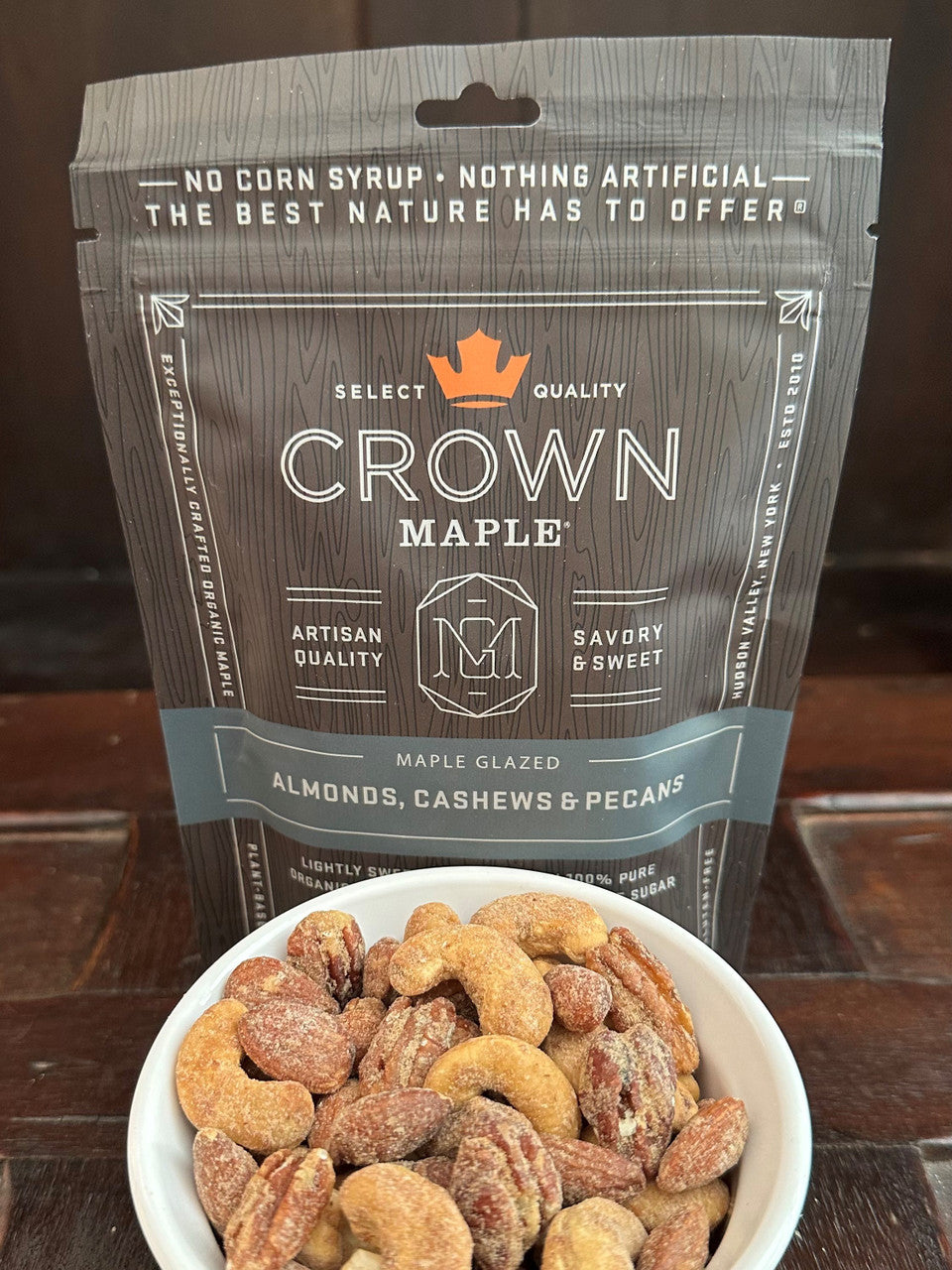 Crown Maple® Almonds, Cashews, Pecans