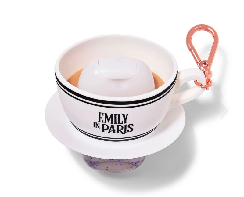 Emily in Paris Latte Cup And Saucer (Hand Sanitizer Holder)