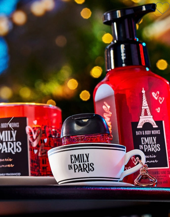 Emily in Paris Latte Cup And Saucer (Hand Sanitizer Holder)