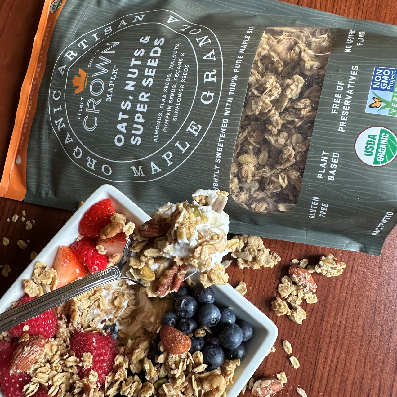 Crown Maple® Organic Artisan Maple Granola