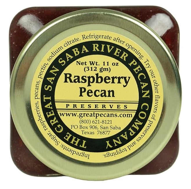 The Great San Saba River Pecan Company Raspberry Pecan Preserves