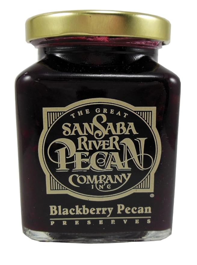 The Great San Saba River Pecan Company Blackberry Pecan Preserves