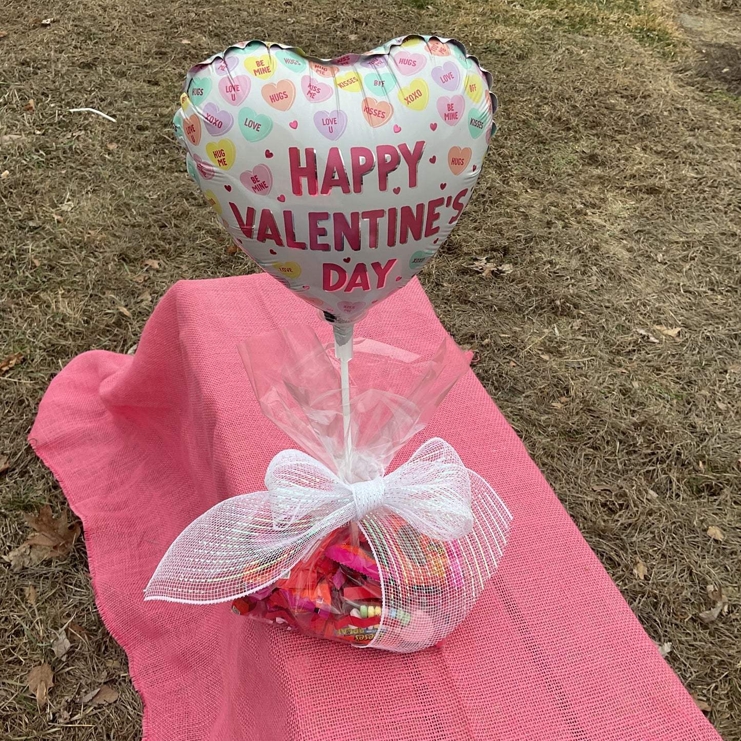 Kids Valentine Candy Gift Bag with Balloon – Cute Classroom Treat, Party Favor or Sweet Surprise Under $15
