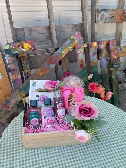 Rose Gift Basket