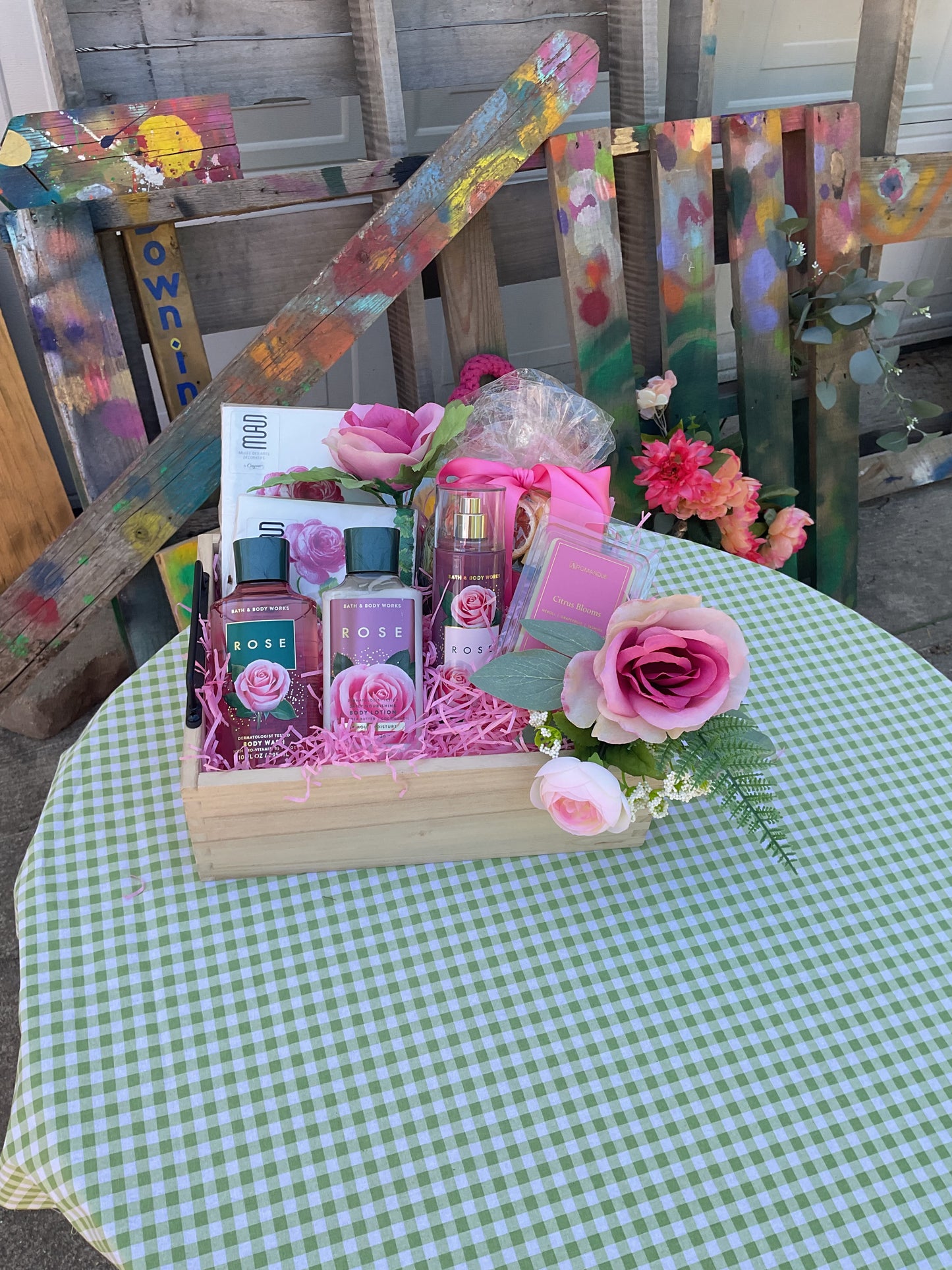 Rose Gift Basket