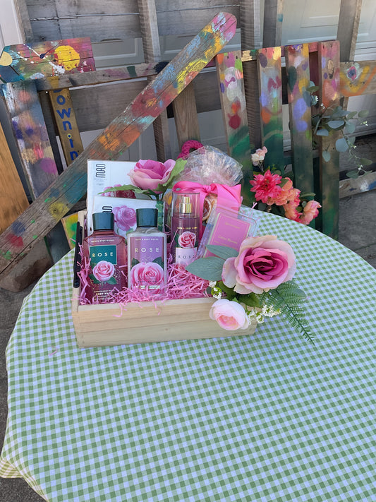 Rose Gift Basket