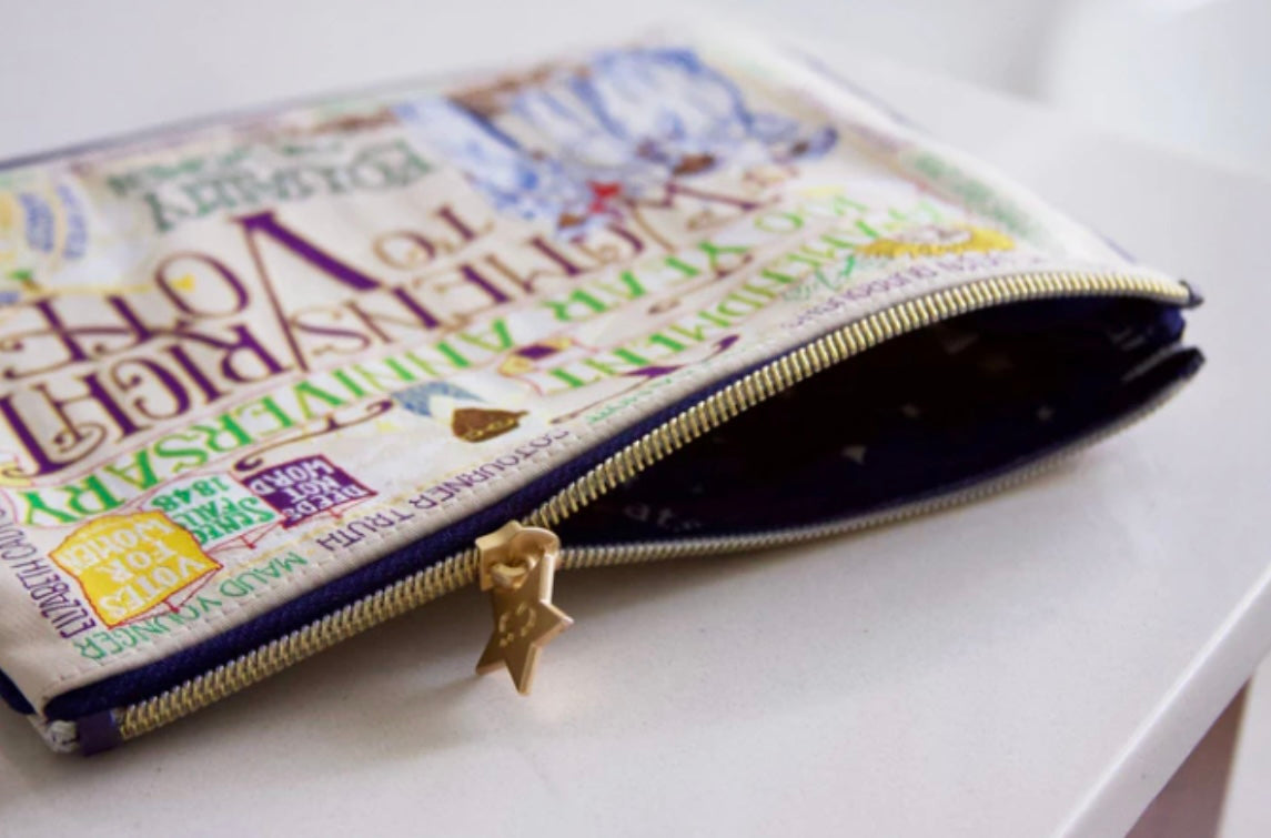 🗳️ 19th Amendment Centennial Zip Pouch – Limited Edition