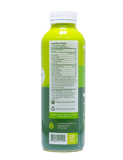 🌿 Pure Memory Botanical Water – 16 oz
