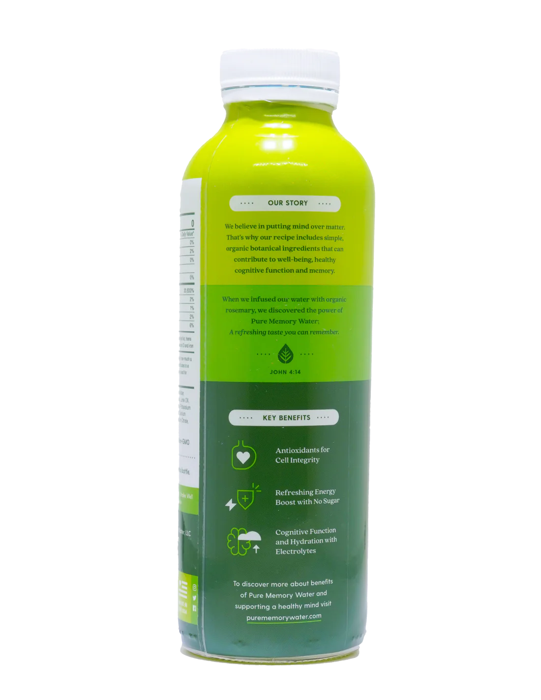 🌿 Pure Memory Botanical Water – 16 oz