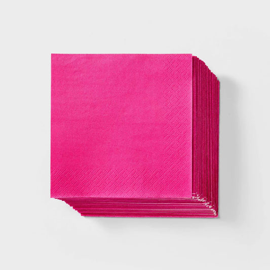 “Some Like It Hot Pink” Paper Napkins (30 ct)