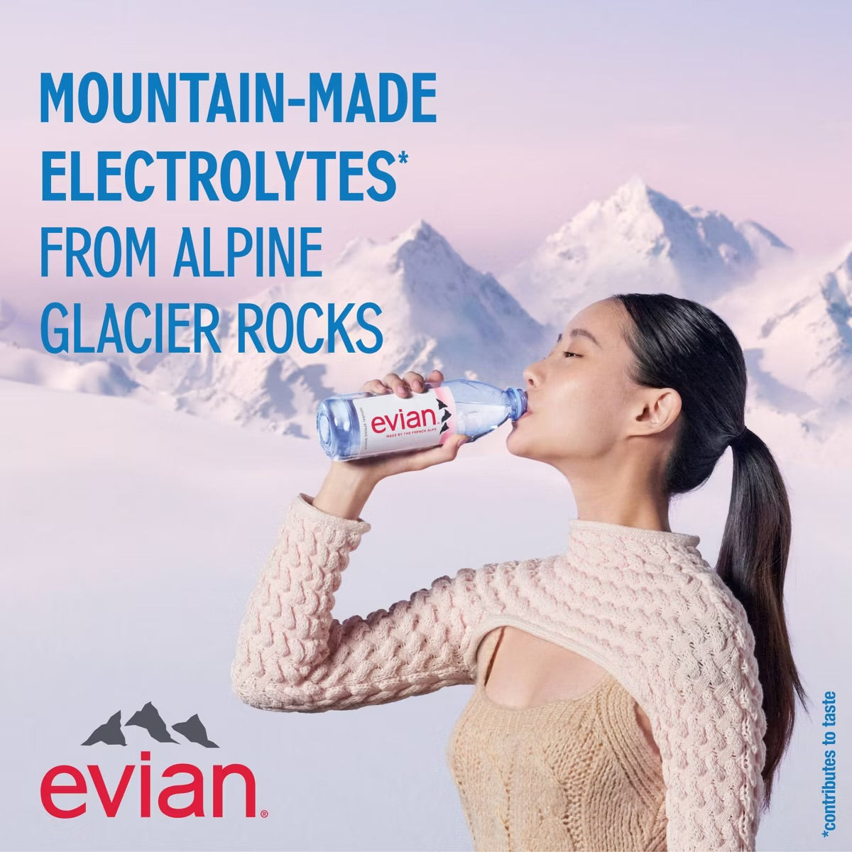 Evian Natural Spring Water 1L – Premium Alpine Hydration for Wellness Baskets