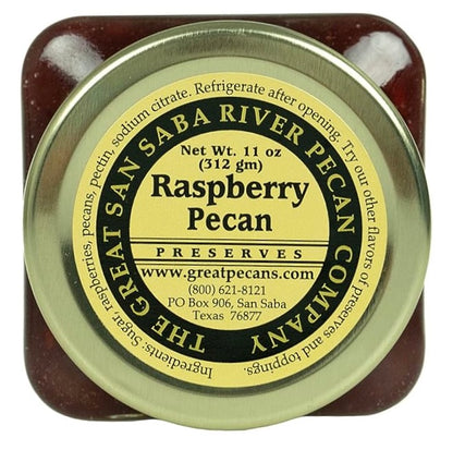 The Great San Saba River Pecan Company Raspberry Pecan Preserves