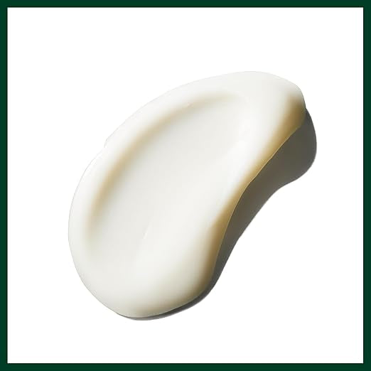 White schmear of Aveda on a white background