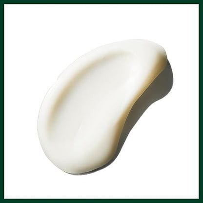 White schmear of Aveda on a white background