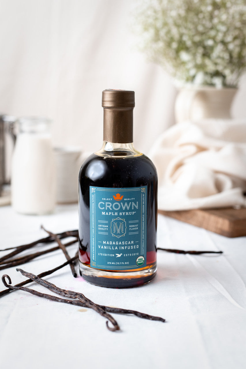 Crown Maple Madagascar Vanilla Infused Organic Maple Syrup