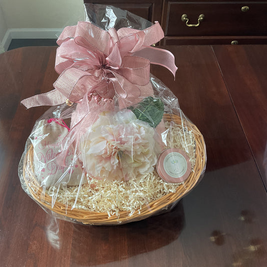 Luxury Cancer Care Comfort Gift Basket with Isotoner Slippers & Sugar-Free Chocolates