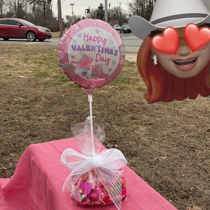 Kids Valentine Candy Gift Bag with Balloon – Cute Classroom Treat, Party Favor or Sweet Surprise Under $15