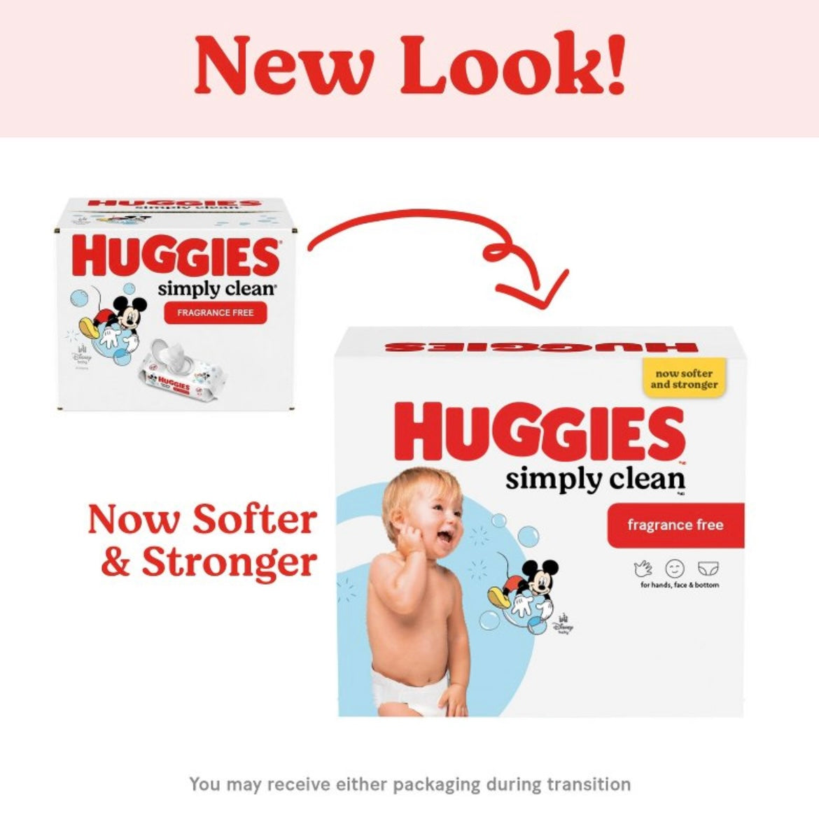 Huggies Simply Clean Baby Wipes | Fragrance Free Wipes for a Happy Baby Bottom