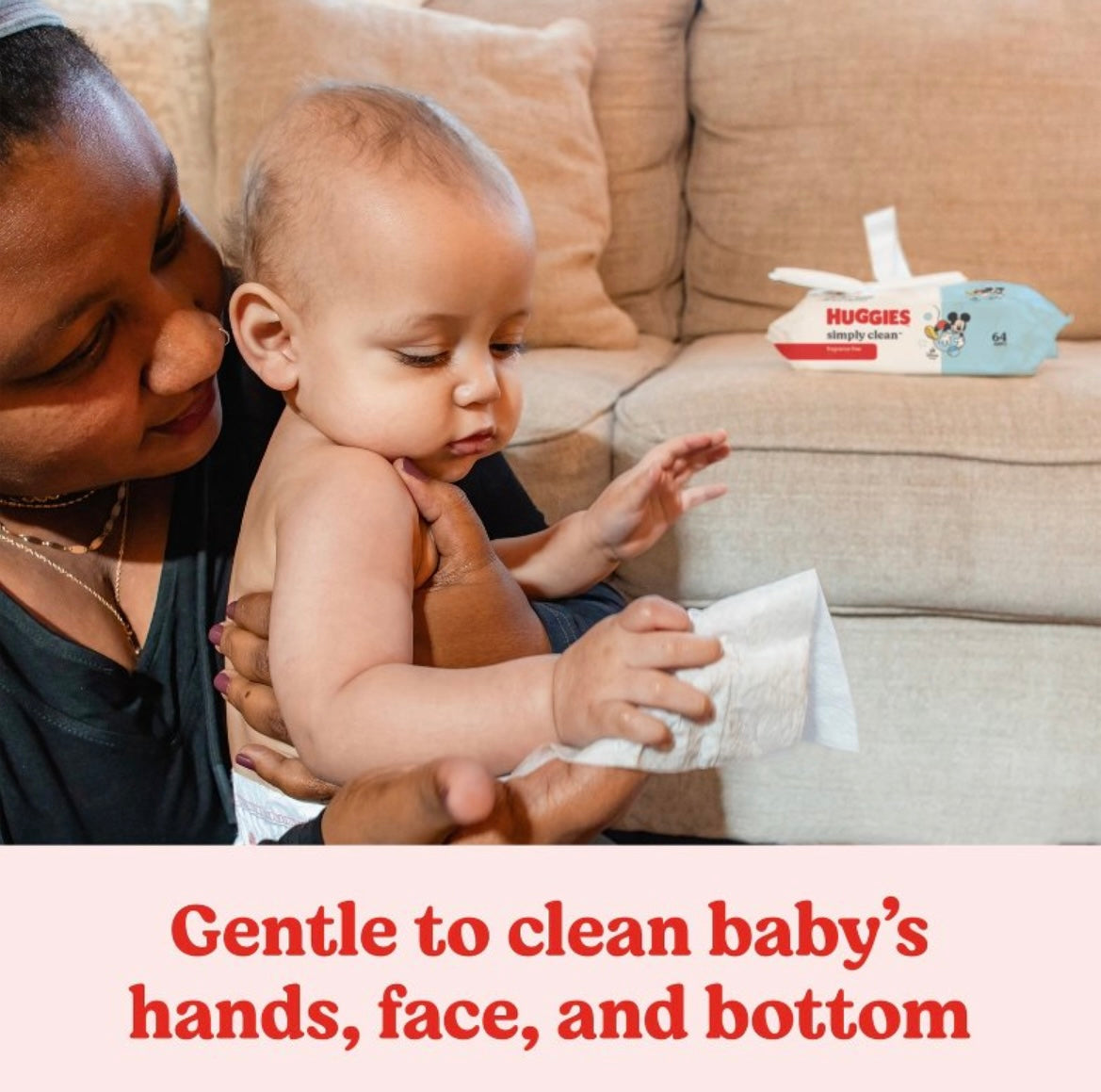 Huggies Simply Clean Baby Wipes | Fragrance Free Wipes for a Happy Baby Bottom