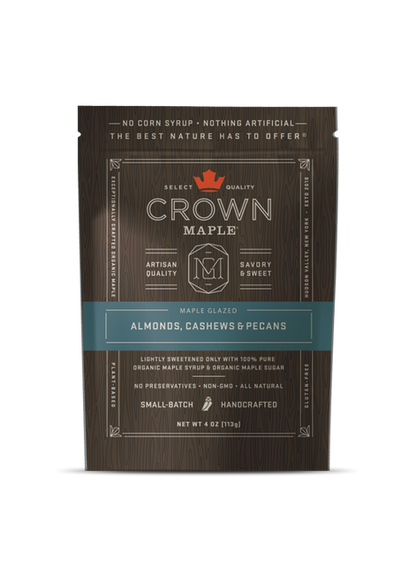 Crown Maple® Almonds, Cashews, Pecans